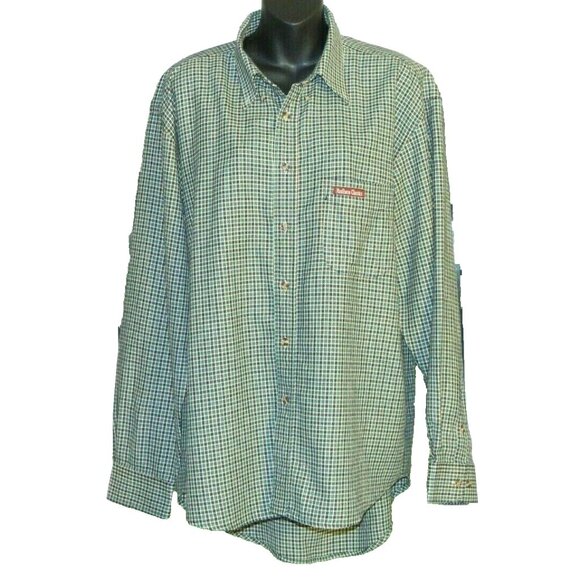 Marlboro Classics Men's Check Long Sleeve Shirt Blue 100% Wool Cowboy Size Large - Picture 1 of 12